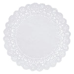 NORMANDY White Paper Doilies  4", 8", 10", 12", 14", 16" Round Chargers, Placemats