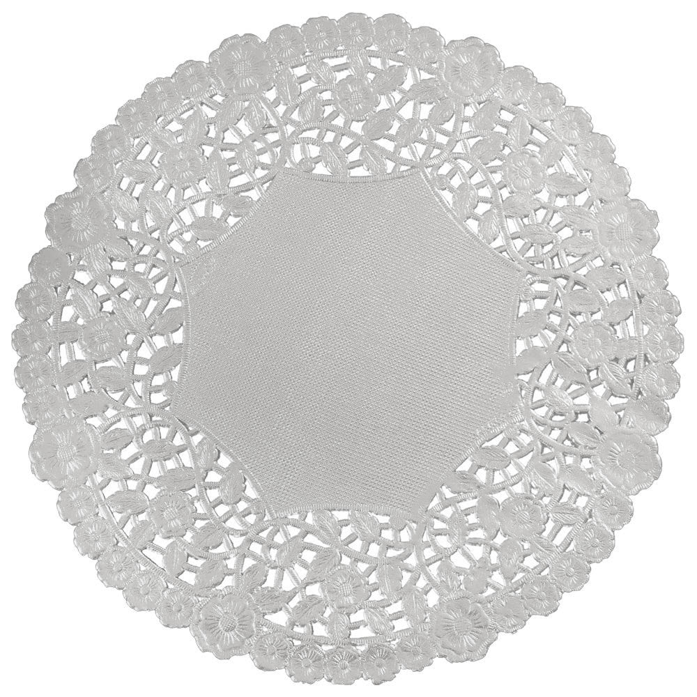 SILVER Foil Paper Doilies || 4", 6", 8", 12" || Chargers, Placemats