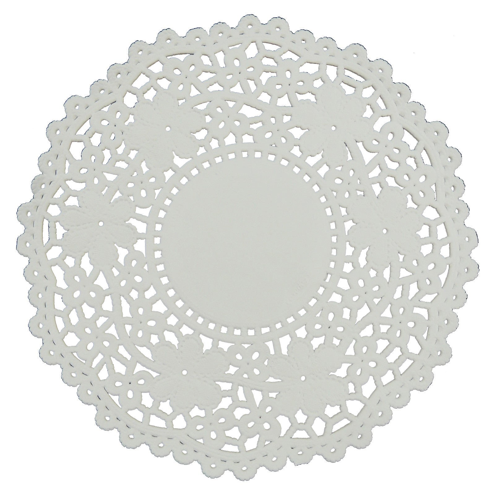 WHITE CROCHET FLOWER Paper Doilies