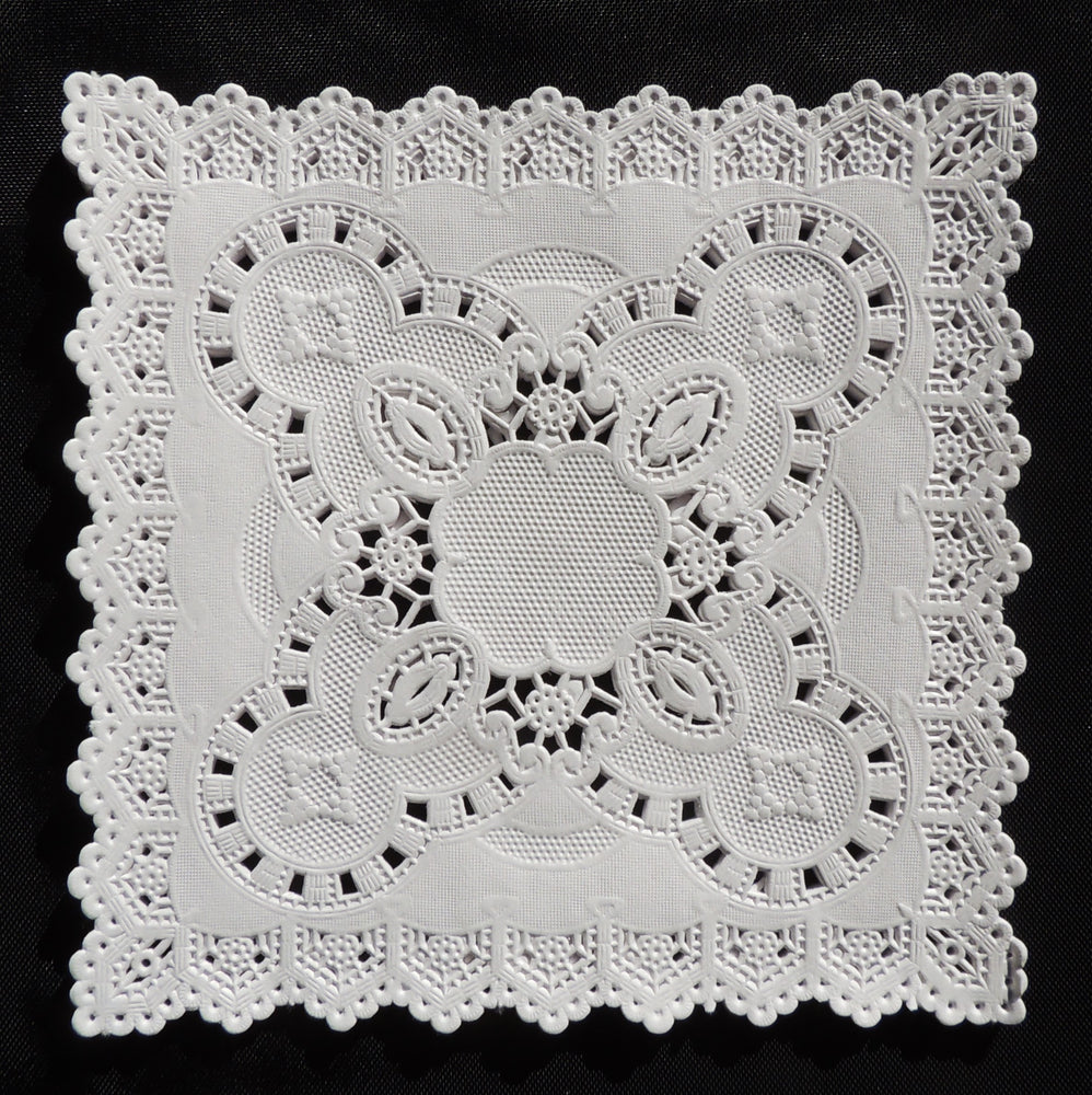 5 x 5 SQUARE White Paper Doilies – The Paper Doily Store