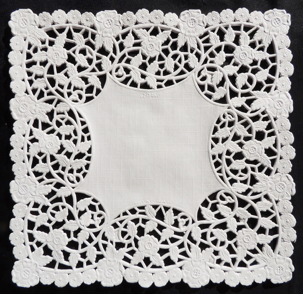 20 Embossed French Lace Paper Doilies, 4-8 Inches White Paper Doilies -   Israel