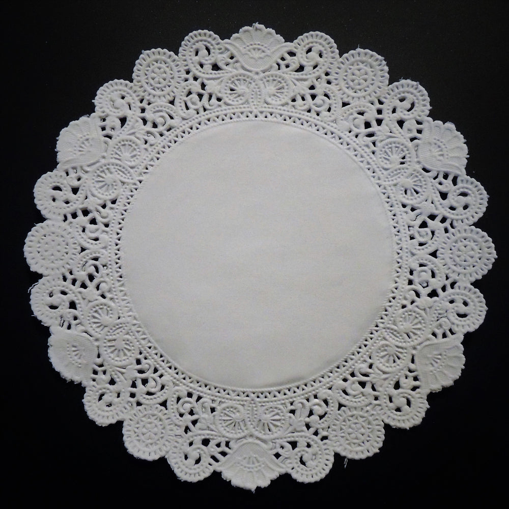 White Lace Paper Doilies Rectangle Flower Bottom Paper - Temu