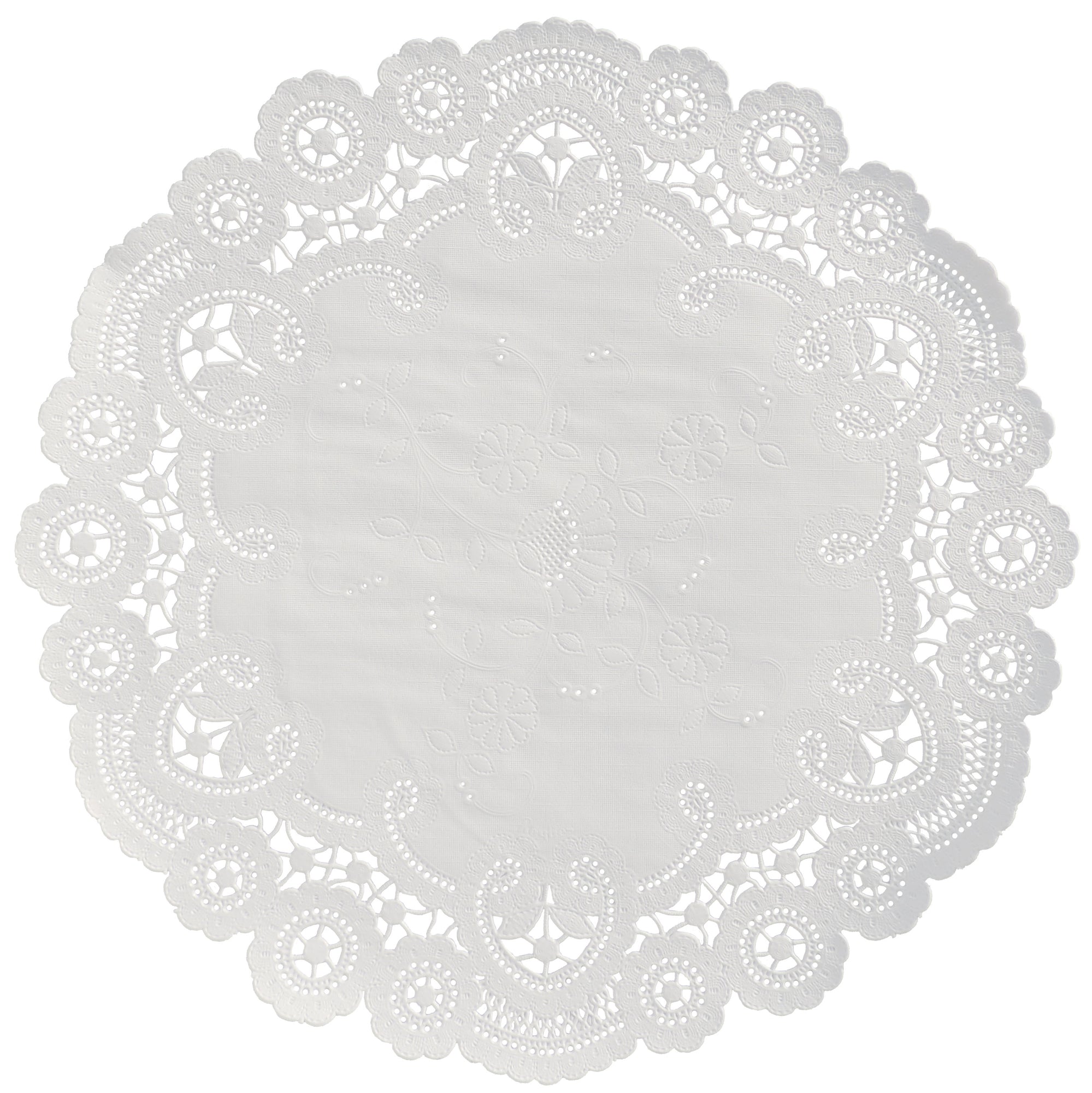 10 Inch White French Lace Paper Doilies 50 Count – PEPPERLONELY